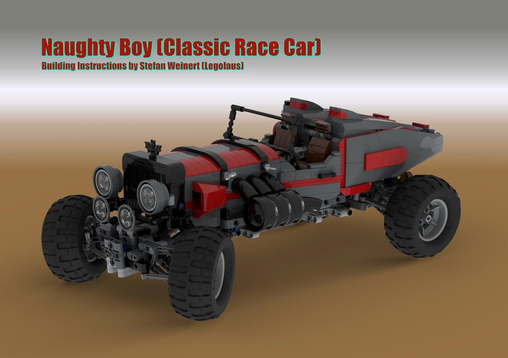 Lego Naughty Boy Race Car (Display Version)