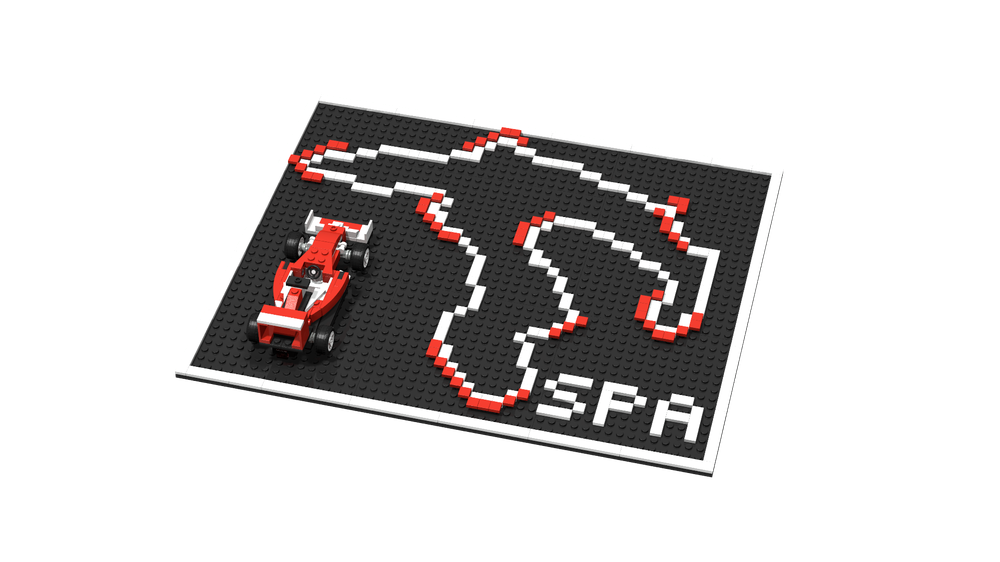 Lego spa circuit map