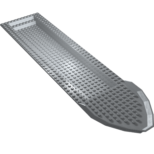 Lego Boat Deck 51 x 12 x 6 / Light Bluish Gray