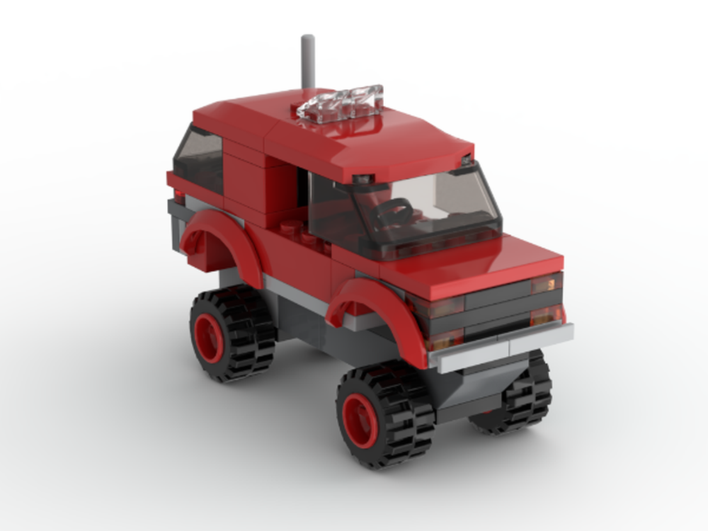 Lego Lifted Chevy Suburban