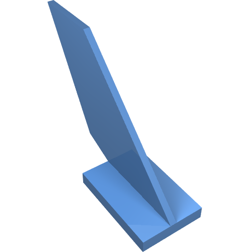 Lego Tail Shuttle / Medium Blue