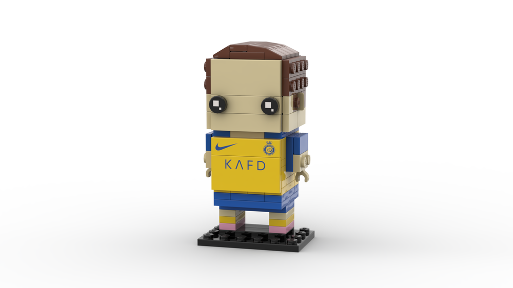 Lego Cristiano Ronaldo in Al Nassr Kit
