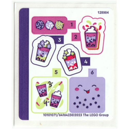 Lego Sticker Sheet for Set 41733-1