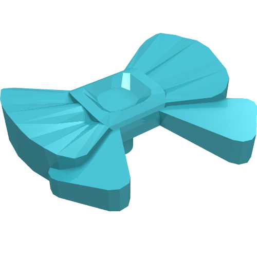 Lego Headwear Accessory Bow with Pin / Medium Azure