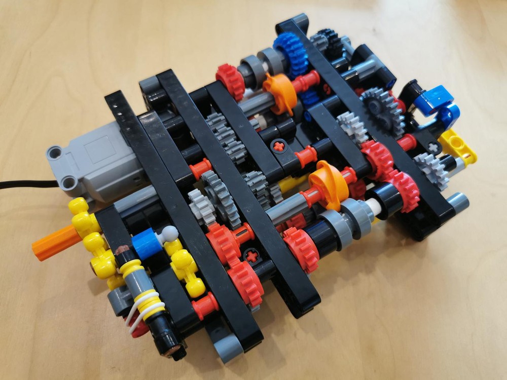 Lego 16 speed sequential gearbox