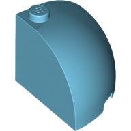Lego Brick Round Corner 3 x 3 x 2 Dome Top / Medium Azure