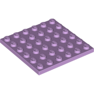 Lego Plate 6 x 6 / Lavender
