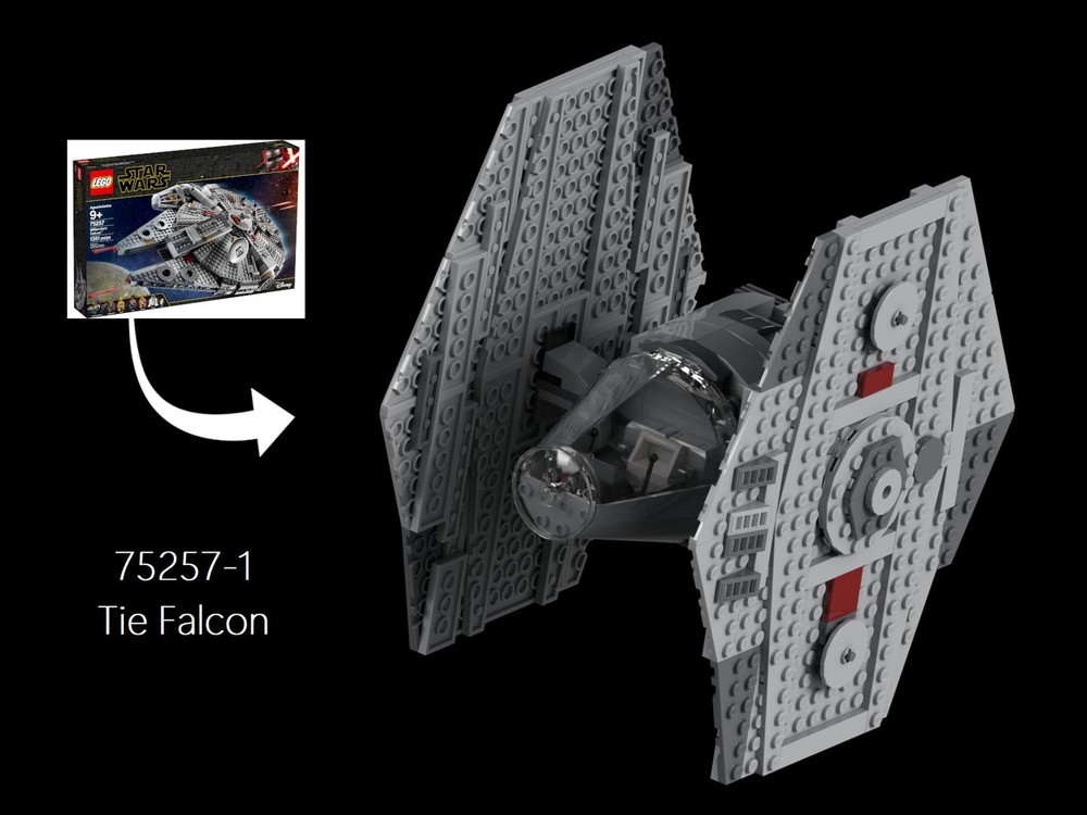 Lego 75257-1 Tie Falcon