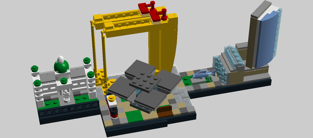 Lego Belfast Skyline