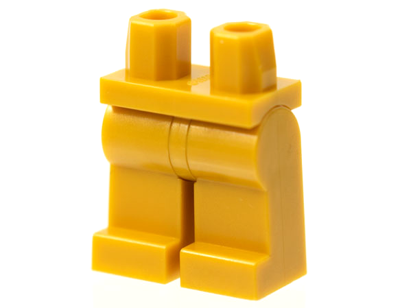 Lego Hips  and Legs Plain / Pearl Gold