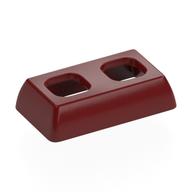 Lego Minifig Hipwear Skirt Short, Angular / Dark Red