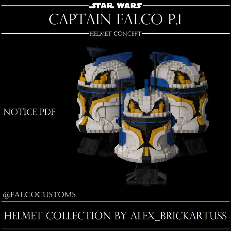 Lego Helmet Captain Falco