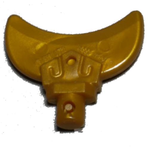 Lego Weapon Blade, Curved with Bar