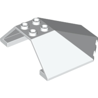 Lego Windscreen 6 x 6 x 2 Canopy / White