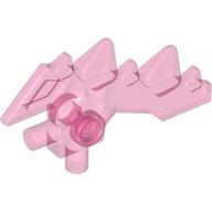 Lego Weapon Blade with Spikes and Two Bars / Trans-Dark Pink