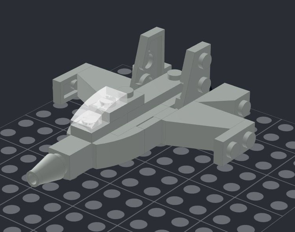 Lego f-18 super hornet micro scale