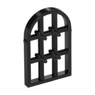 Lego Window 1 x 2 x 2 & 2/3 Pane Twisted Bar with Rounded Top