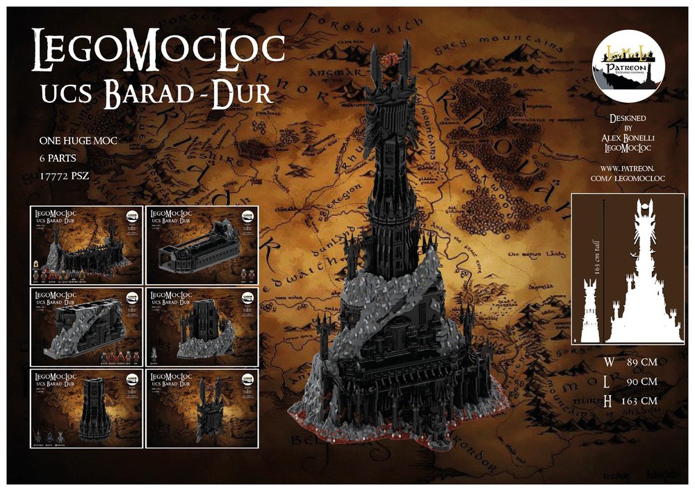 Lego UCS Barad-Dur Complete Bundle