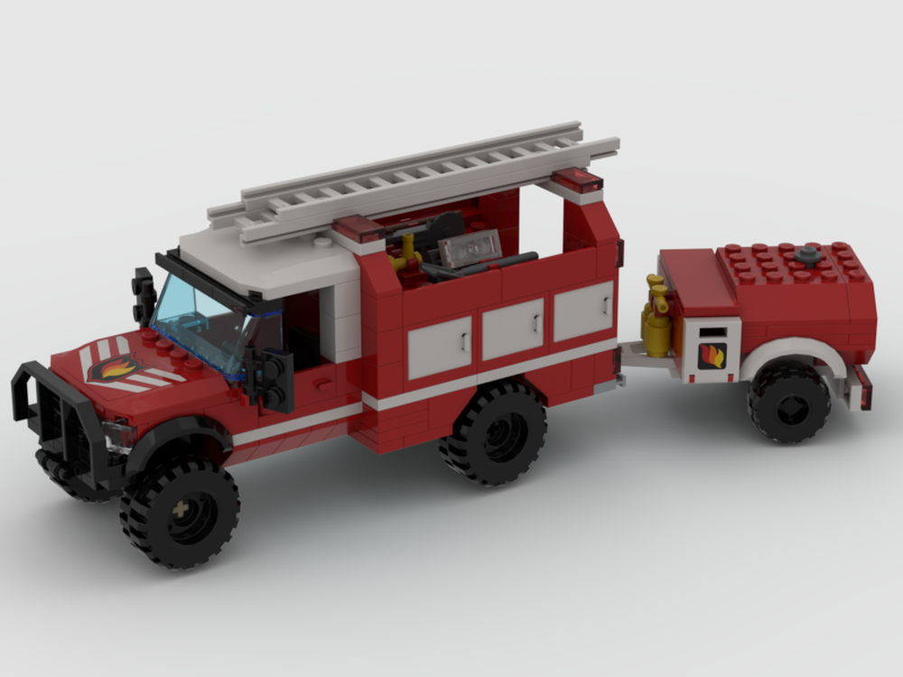Lego Fire brigade 4X4 utility truck