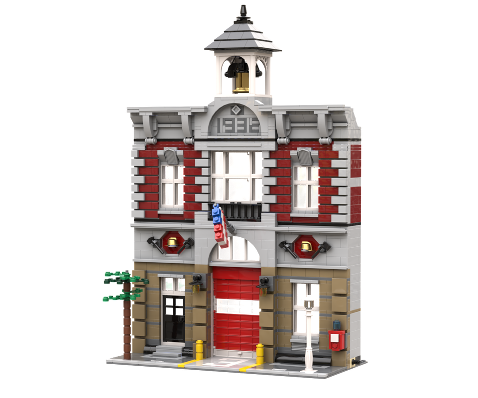 Lego Fire Brigade (10197-1) - Facade Mod