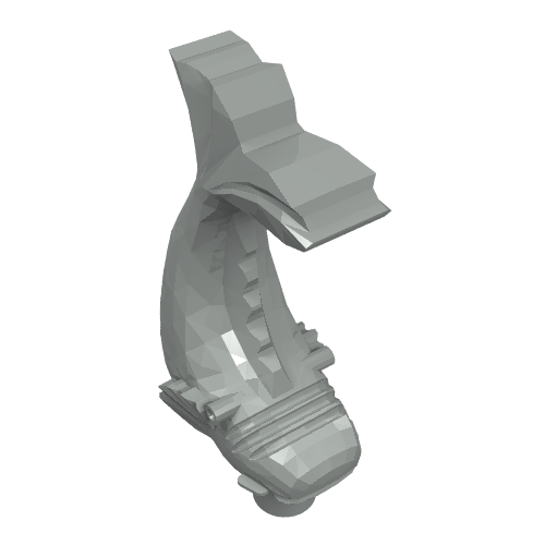 Lego Animal, Fish, Ornamental / Light Gray
