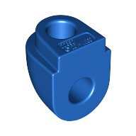 Lego Shoulder Mechanical, Nexo Bot - Soft Plastic / Blue