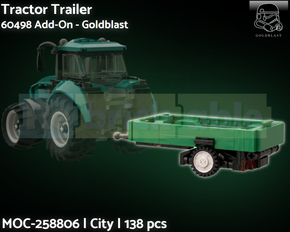 Lego Tractor Trailer - 60498 Add-On