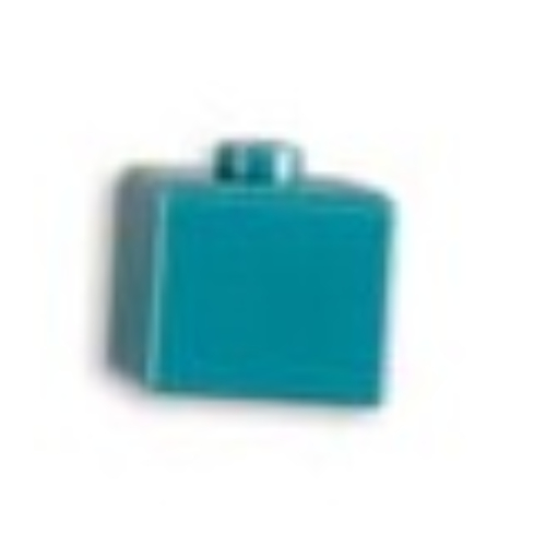 Lego Pen Bead, Square / Dark Turquoise