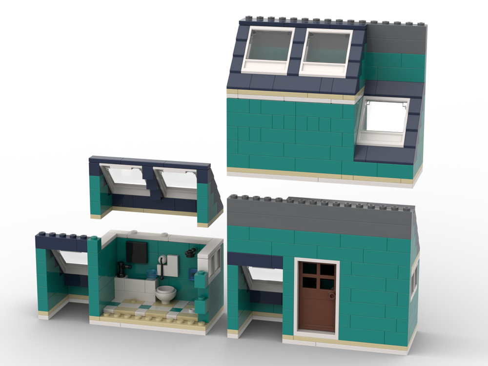 Lego Bookshop 10270 Toilet Extension