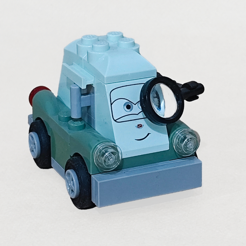 Lego Professor Zundapp, Smirk (Red 3795)