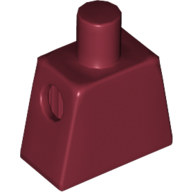 Lego Torso [Plain] / Dark Red