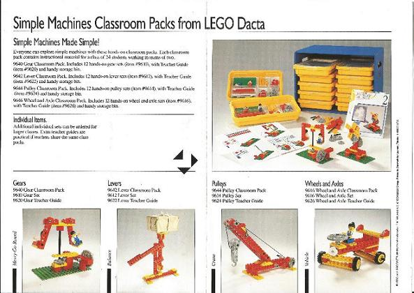 Lego 1994 Medium Dacta UK - Simple Machines Classroom Packs (4100822)