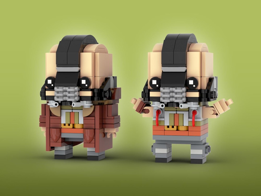 Lego Bane Brickheadz LEGO MOC - The Dark Knight