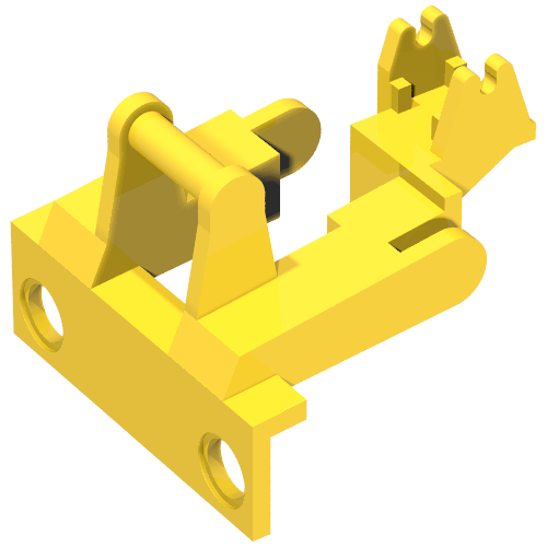 Lego Crane Grab Jaw / Yellow