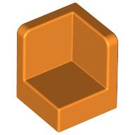 Lego Panel 1 x 1 x 1 Corner / Orange