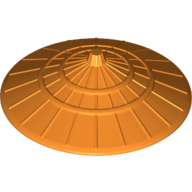 Lego Hat, Conical Asian Style / Orange