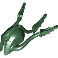 Lego Large Figure Mask Snake (Vastus) / Dark Green