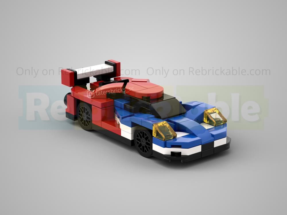 Lego Ford GT LM GTE 5 wide