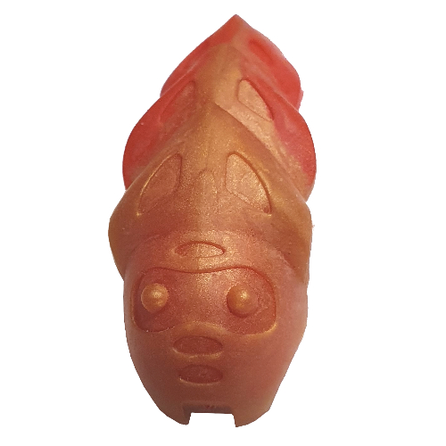 Lego Large Figure Accessory, Rahkshi Kraata Stage 5 with Marbled Red Tail Pattern / Black
