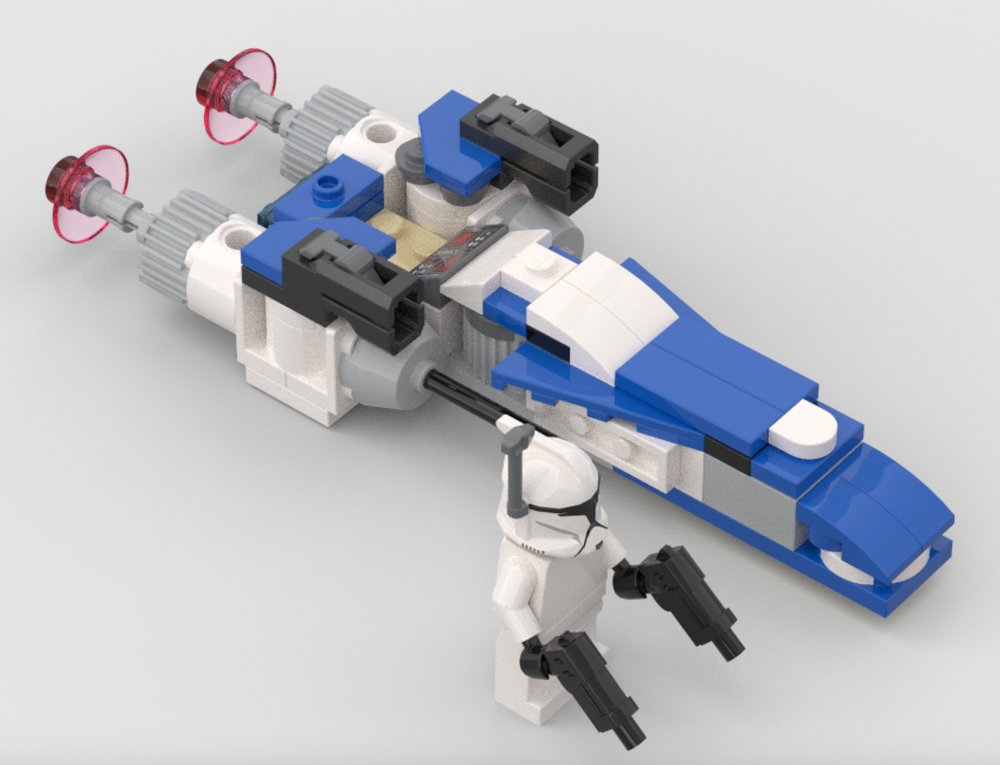 Lego Rex's Speeder (alt build of rex's Ywing micro)