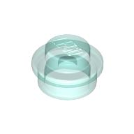 Lego Plate Round 1 x 1 with Solid Stud / Trans-Light Blue