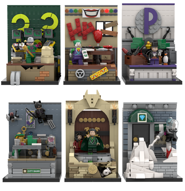 Lego Gotham City Villains: Wave One Vignettes