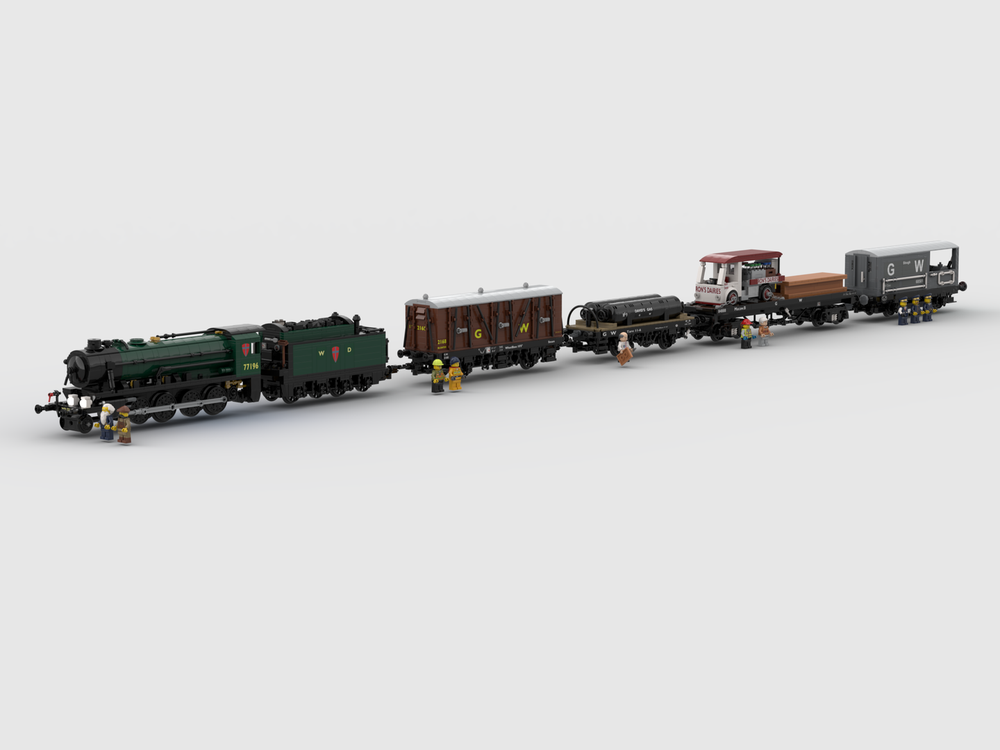 Lego WD Austerity 2-8-0 Freight Train