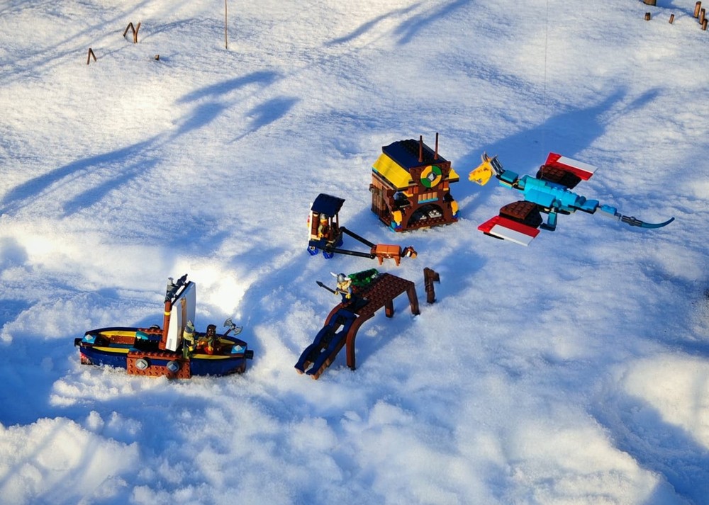 Lego Viking attack