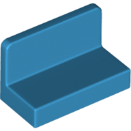 Lego Panel 1 x 2 x 1 [Rounded Corners] / Dark Azure