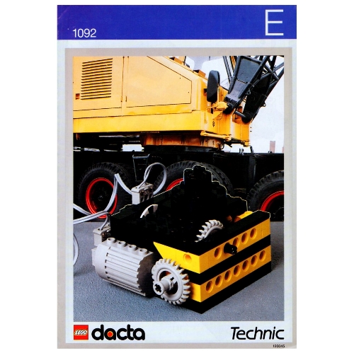 Lego Activity Booklet E - Crane - Set 1092 / [No Color/Any Color]