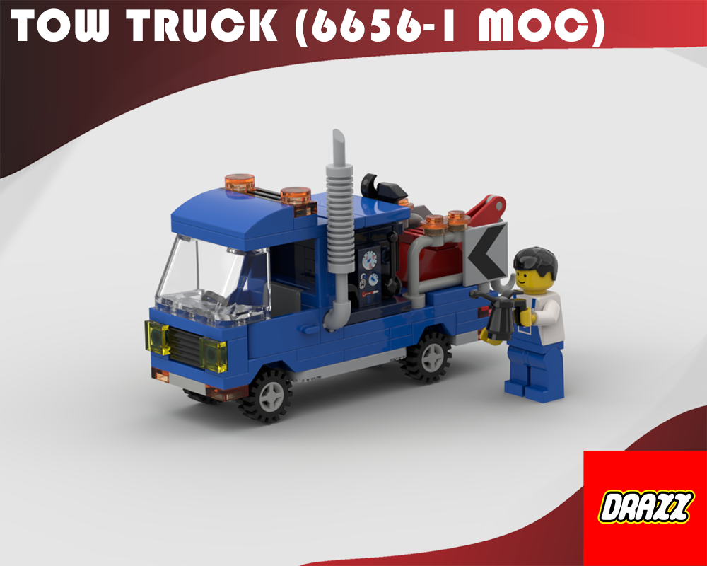 Lego 6656-1 Tow Truck MOC