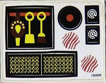 Lego Sticker Sheet 1 for Set 268-1