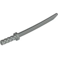 Lego Weapon Sword / Katana [Octagonal Guard] / Light Gray