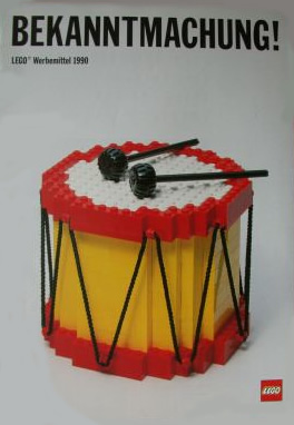 Lego 1990 Dealer German Advertising Supplies